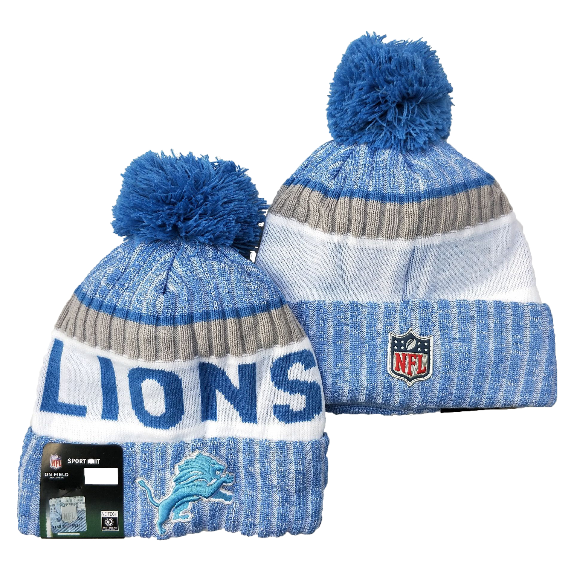 Detroit Lions Knit Hats 045